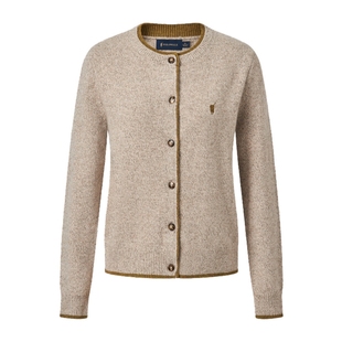 【100%绵羊毛】POLOWALK女式羊毛衫2025冬季新品经典圆领休闲上衣