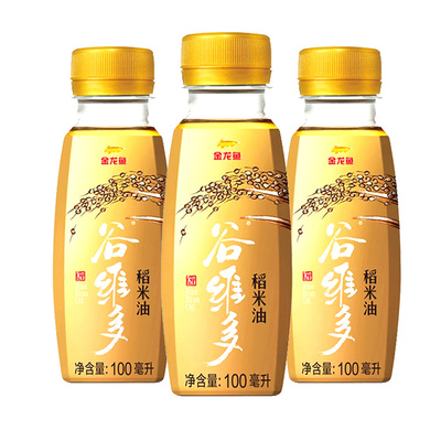 金龙鱼谷维多特级稻米油400ML宿舍家用小瓶装烹饪植物食用炒菜油