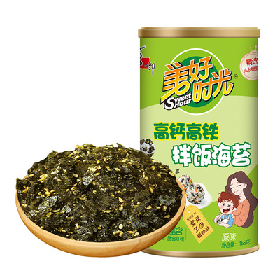 美好时光0糖拌饭海苔碎高钙高铁罐装休闲健康零食营养送拌饭工具