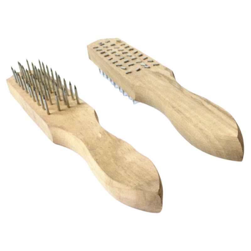 【新品】实木加厚钢钉刷鱼鳞刷钢刷鱼鳞刨刮鱼鳞器杀鱼刀鱼刷包邮