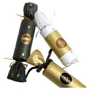 金银烫金雪梨纸波点几何礼品节日包装纸生日礼物礼品纸手工拷贝纸