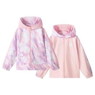 【商场同款】361度童装女童两面穿外套2026年春秋新款中大童外套