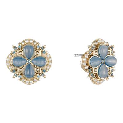 Riotlily艾特里里光之城耳钉高级感小众海蓝猫眼石气质出游季礼物