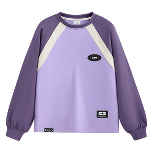 it GROUNDZERO儿童长袖t恤春秋款2026新款男童薄款打底衫速干上衣