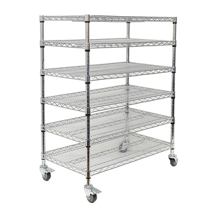 6层强承重仓库货架多层置物架家用可拆卸收纳架落地网线镂空架子