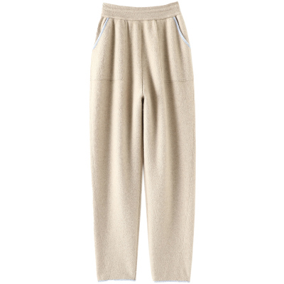 启超高端100%纯山羊绒裤