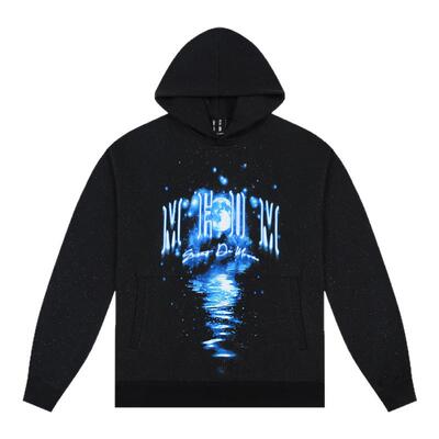 MEDM25SS蓝色月亮倒影连帽卫衣