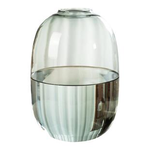 花瓶摆件客厅插花轻奢高级感玻璃水培龟背竹马醉木吊钟雪柳落地大