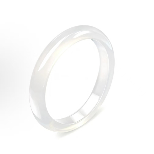 云间素玉高冰种宽版白月光玉石手镯厚条轮胎款翡翠平替石英岩玉镯