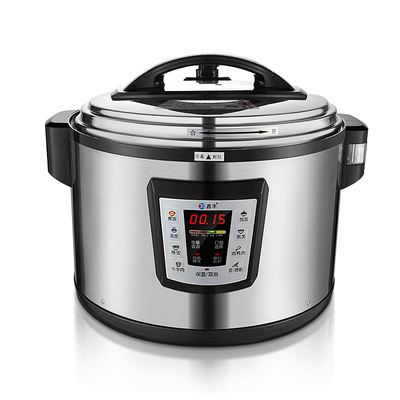 鑫丰商用电压力锅升升双胆高压锅