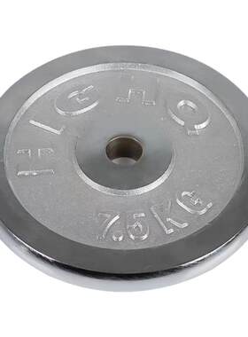 电镀纯铁杠铃哑铃片家用健身宿舍健身房配重增盘5 7.5 10 15 20KG