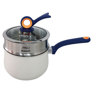 爱仕达哈克斯316L不锈钢奶汤蒸锅三层复底NS18H1Q燃磁通用TS22H1Q