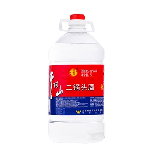 牛栏山二锅头62度大桶装酒水泡药酒5L*1桶清香风格国产高度酒单桶