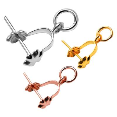 蜜蜡翡翠玉佩夹扣diy配件