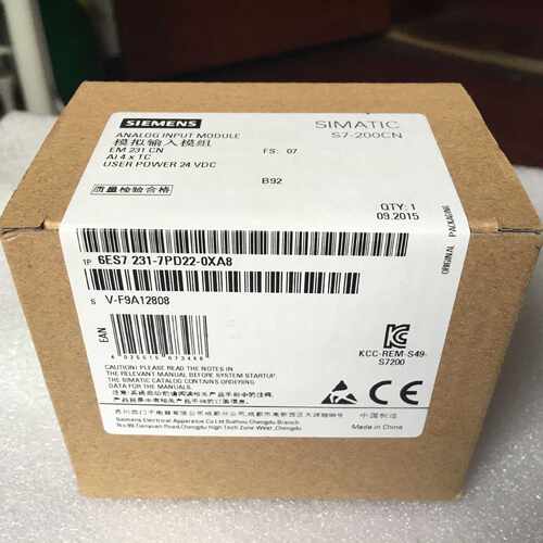 议价西门子S7-200模拟输入EM231用于S7-22X CPU 6ES7231-7PD22-0X