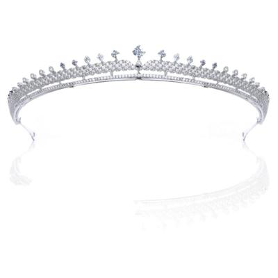 新娘结婚王冠婚纱头饰镀金高级感