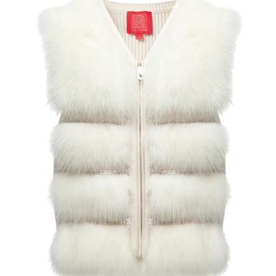 雅莹ep狐狸毛皮皮草马甲