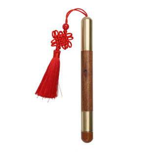 木头笔木笔中国结黄铜笔旋转解压实木礼品签字笔定制logo免费刻字