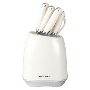 Velosan温仑山不锈钢刀具套装组合全套抗菌菜刀砍骨刀家用切菜板