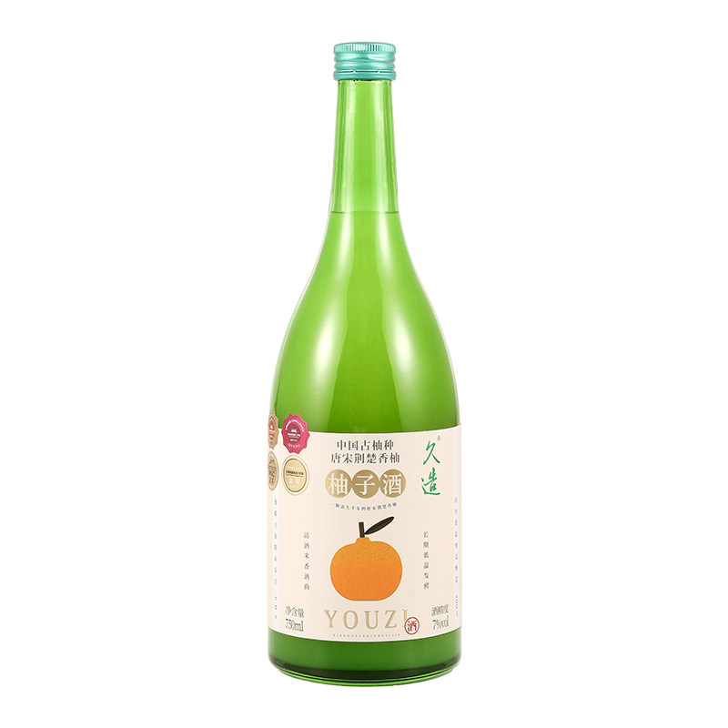 官方正品四金奖750ml久造柚子酒