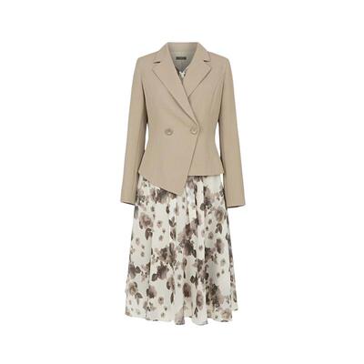 s.deer晕染印花连衣裙套装