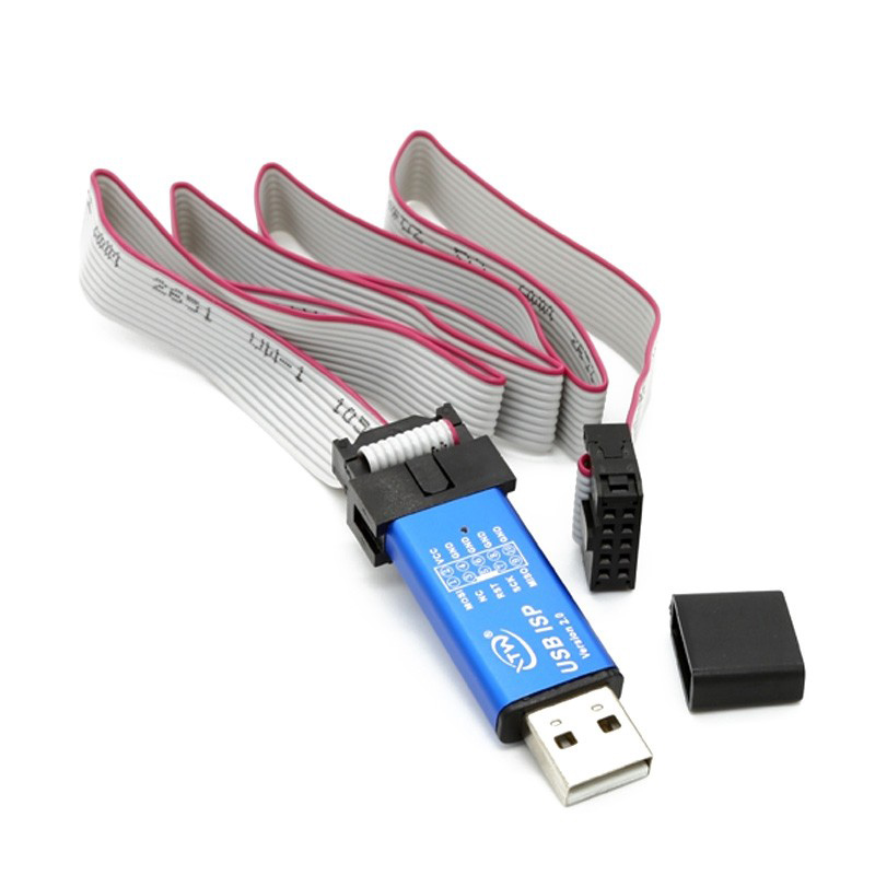 模块51/AVR 下载线 isp下载器 编程器 USBASP usbisp烧写器 atmel