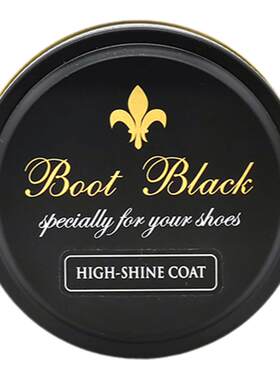 BootBlack黑匠镜面抛光油Highshine Coat镜面蜡日本进口无色黑色
