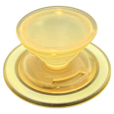 适用苹果Magsafe可拆卸磁吸可伸缩半透彩色圆形分离强磁磁吸气囊