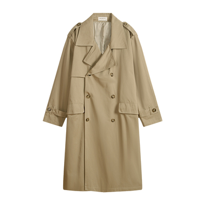 MCCEVTG春秋复古中长风衣外套男