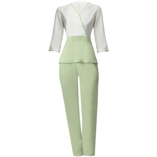 美容院工作服足疗气质秋冬套装养生会馆美容师服美容美体月子中心