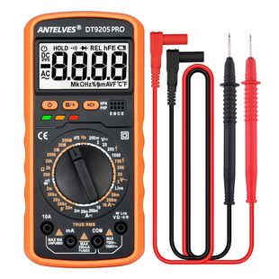 DT9205A高精度数字万用表电工多功能数显电压表防烧维修家用测电