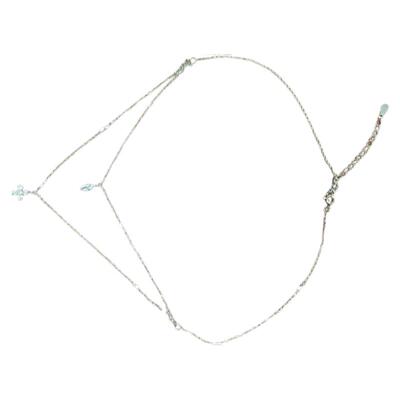 「mini十字架」A Funny Story小众百搭叠戴双层s925银锁骨链项链