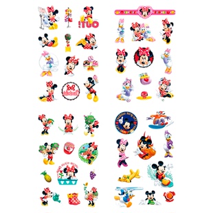 迪士尼卡通冰雪奇缘转印贴纸纹身贴儿童女孩水印印花水贴可爱公主无毒可洗透明小贴贴纸男女童装饰小图案礼物