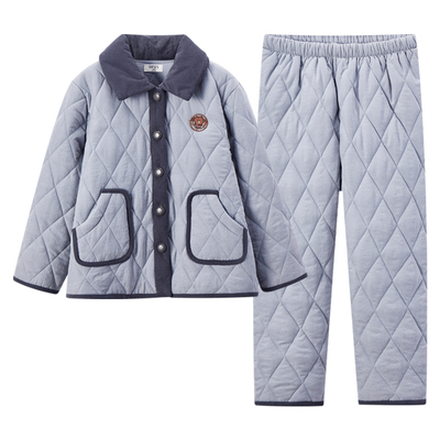 【强抗寒夹棉】男童家居服防静电