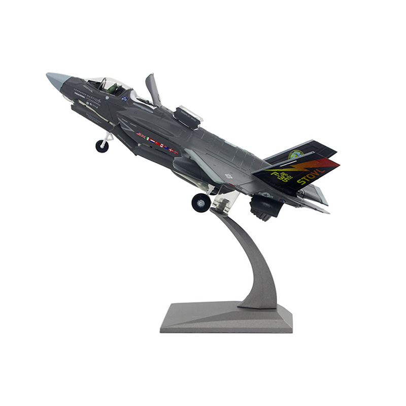 1/72 美国F-35B垂直起降战机F35合金仿真战斗机飞机军事模型摆件