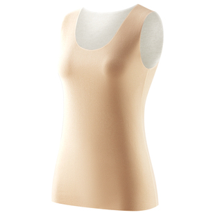 七色纺保暖背心女款冬季羊绒单件上衣2025新款绒德发热女打底内衣