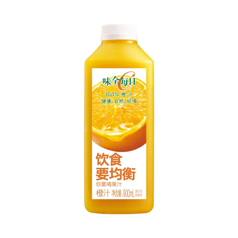 味全低温果汁饮料900ml*4瓶
