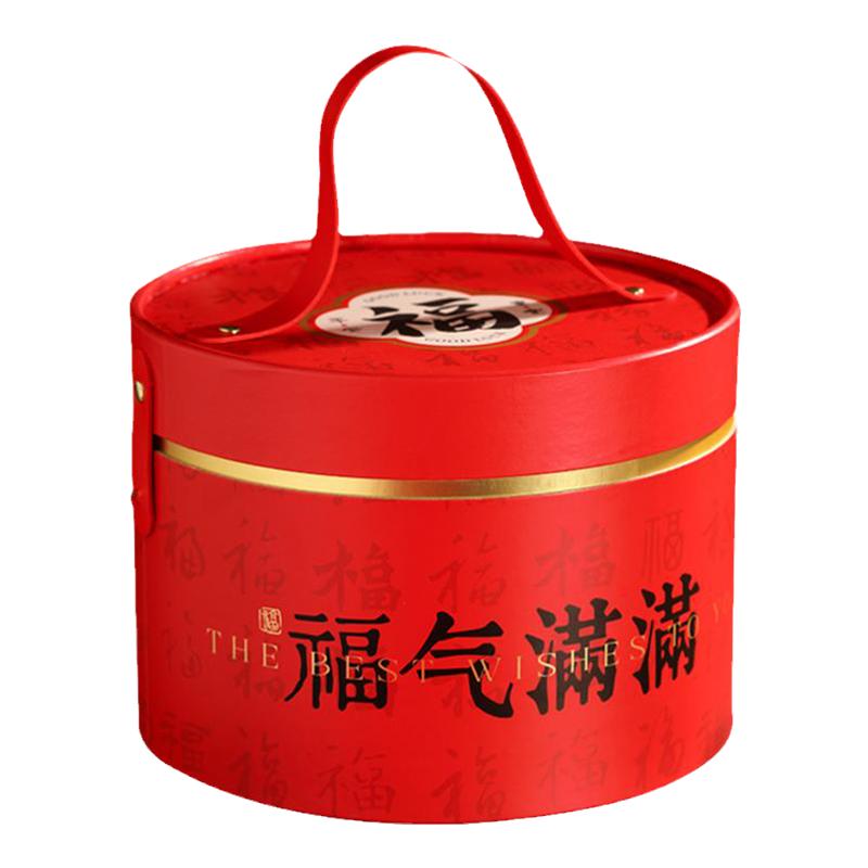 2026新年礼盒包装盒糖果零食抱抱桶礼品盒流心月饼伴手礼盒子空盒