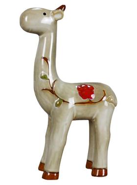 小鹿一家陶瓷摆件创意家居装饰品