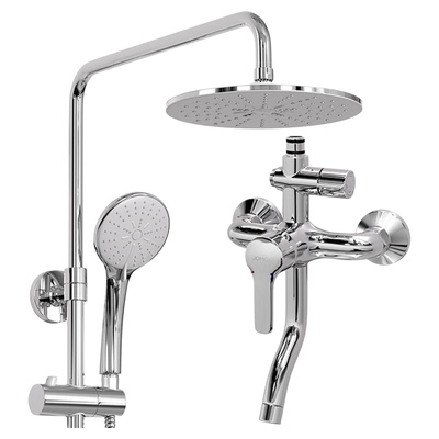 九牧卫浴花洒套装淋浴家用无顶喷