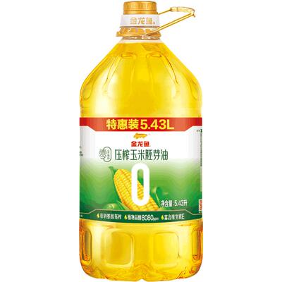 金龙鱼健康压榨玉米胚芽油5.43L