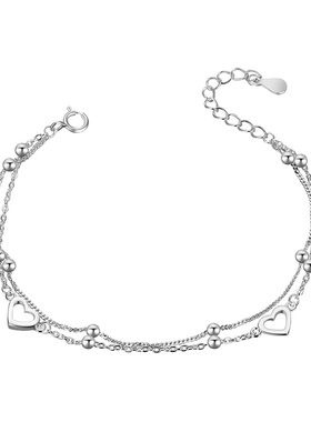 老银匠爱意流转手链925简约