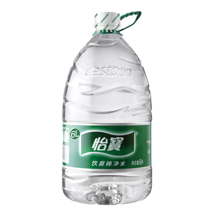 怡宝 饮用水纯净水6L*3桶装水整箱装