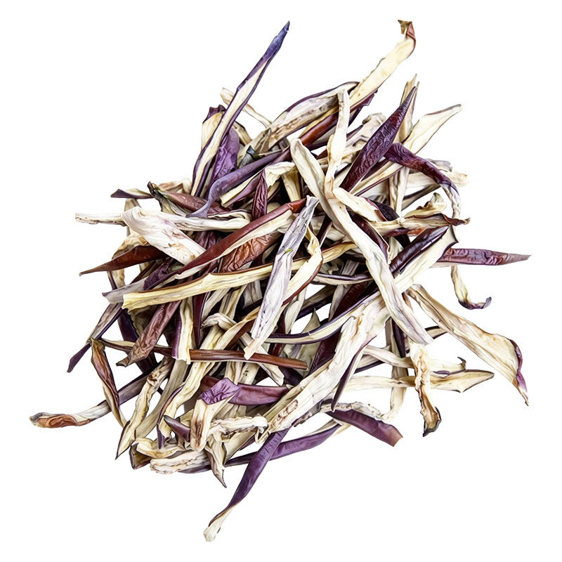 云南高原茄子干农家露天日晒茄条