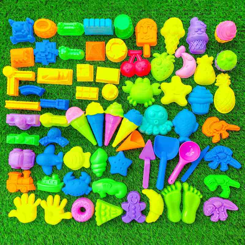 儿童太空玩具沙模具套装蛋糕模型泥彩玩具工具水果城堡沙滩橡皮泥
