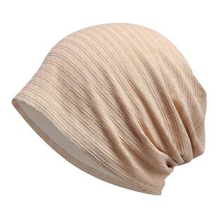 化疗后女士舒适睡帽防乱发戴帽子假发中老年术后遮白发头巾光头帽