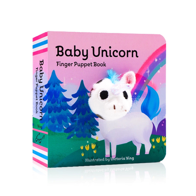 独角兽宝宝 小小手指偶书 Baby Unicorn Finger Puppet Book 英文原版绘本 英语启蒙早教纸板书 小手掌书 宝宝玩具书 0-3岁