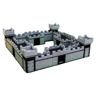 国潮玩具三国演义城墙建筑城楼小颗粒第三方儿童益智拼装积木模型