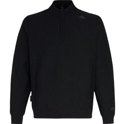 滔搏adidas阿迪达斯男子半拉链百搭舒适运动休闲套头衫卫衣KE4077