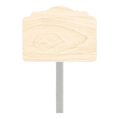 手绘空白菜地标识牌菜园插地牌